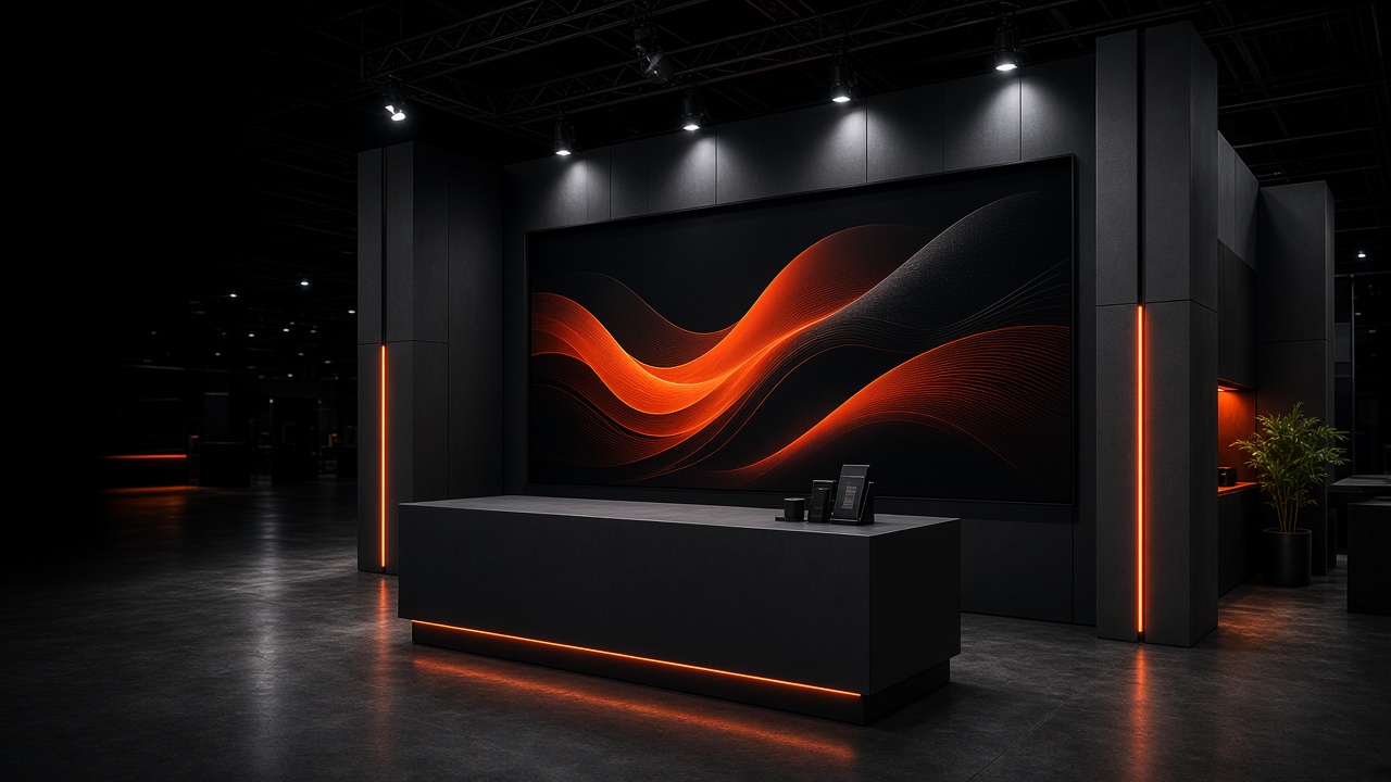 Trade-show booth concept visual
